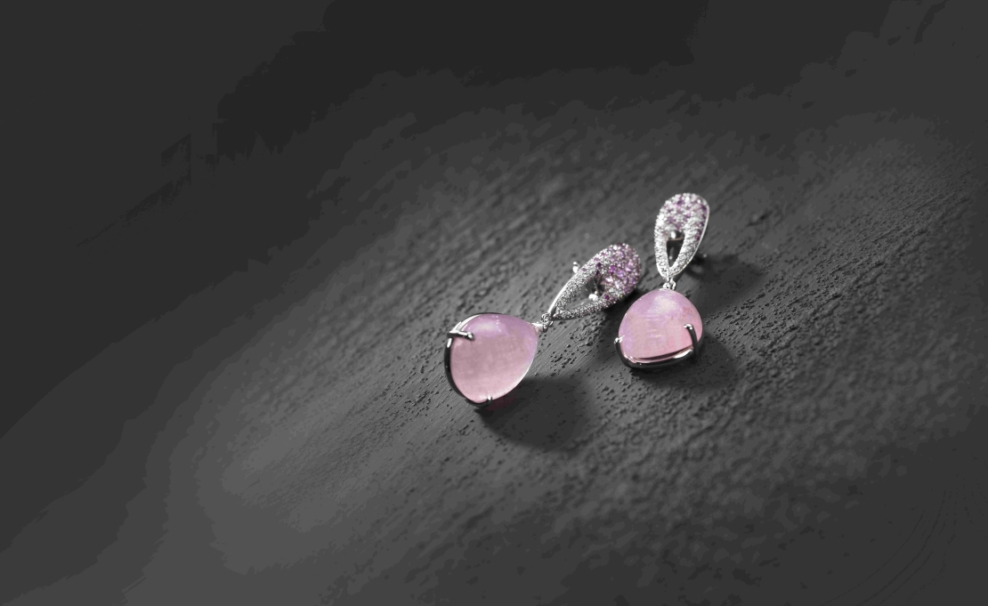 Rosa Turmalin Ohrhaenger breit 828 KB